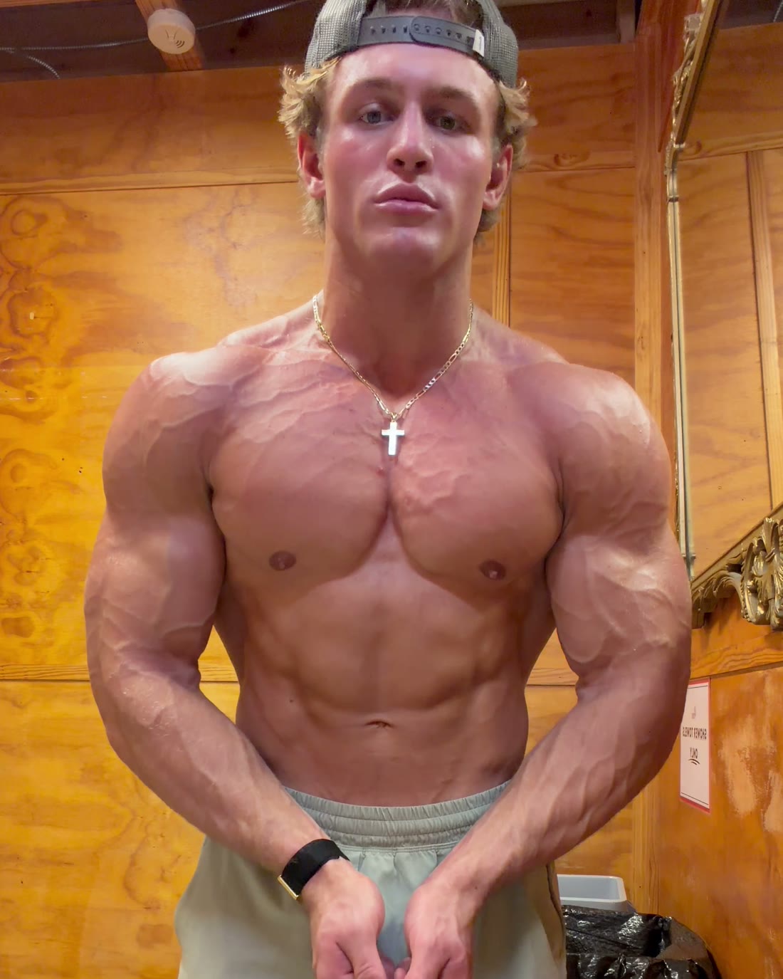 Cole Fox — most muscular pose