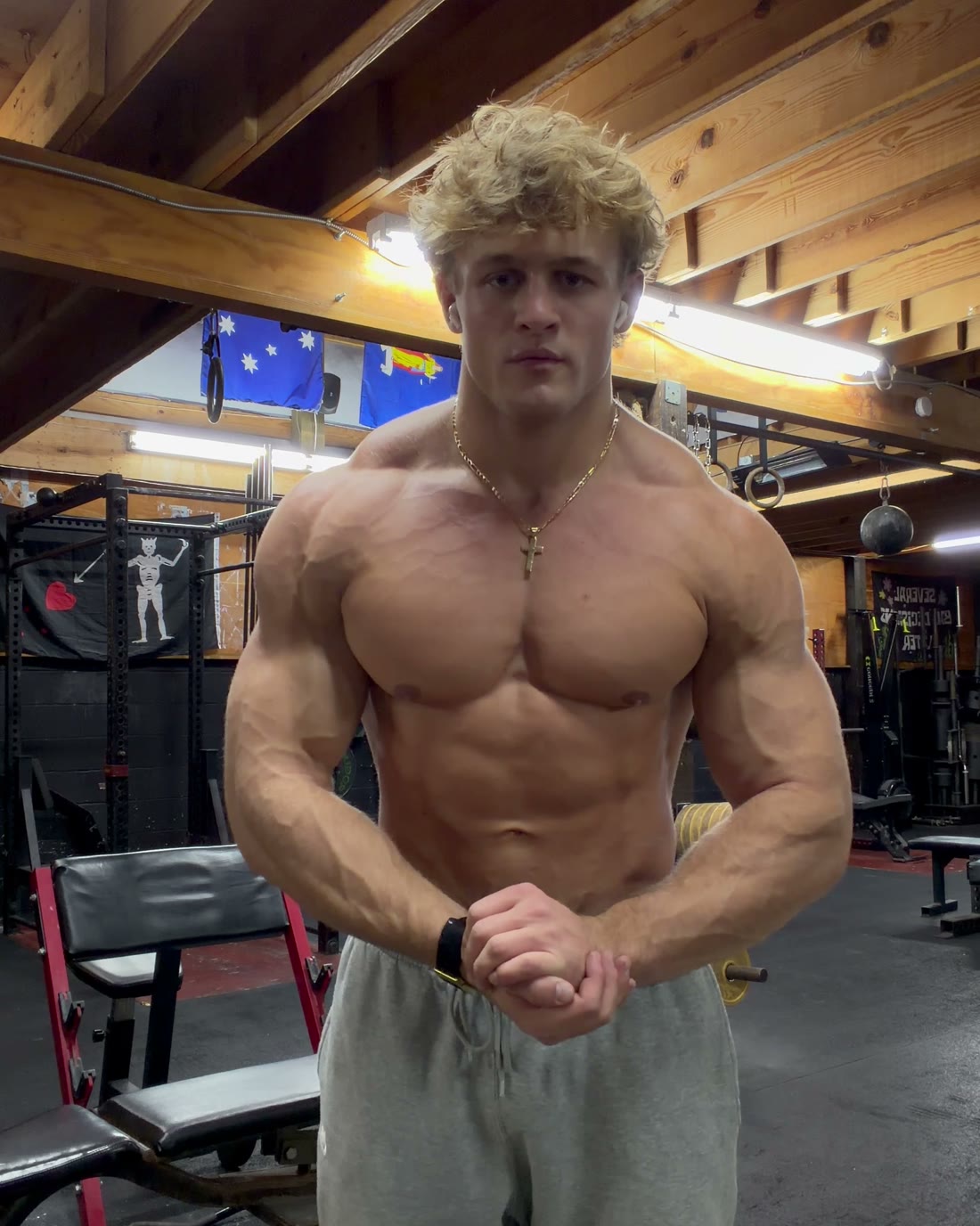 Cole Fox today — 220 lbs