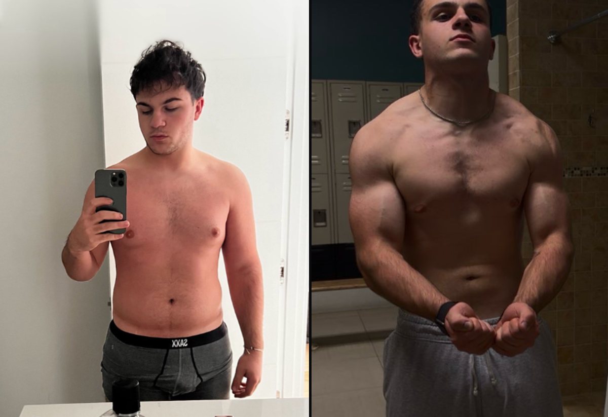 Luca Beladidze — Project Fox transformation, before and after